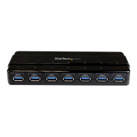 Produktbild för StarTech.com USB 3.0-hubb med 7 portar - stationär - hubb - 7 portar
