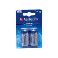 Produktbild för Verbatim batteri - 2 x C - alkaliskt
