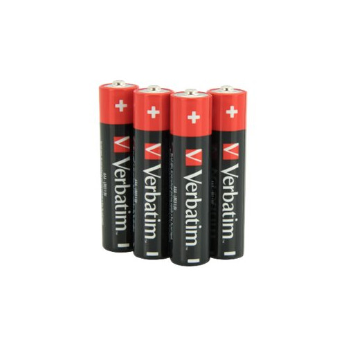 VERBATIM Verbatim batteri - 4 x AAA - alkaliskt