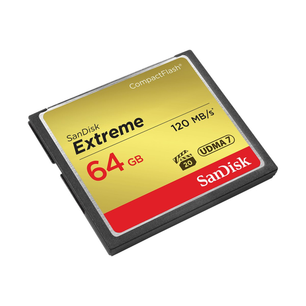Produktbild för SanDisk Extreme - flash-minneskort - 64 GB - CompactFlash