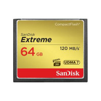 Produktbild för SanDisk Extreme - flash-minneskort - 64 GB - CompactFlash