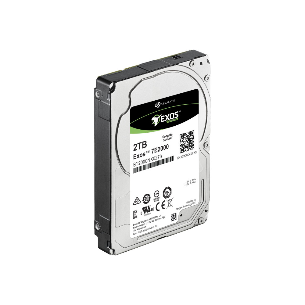 Produktbild för Seagate Exos 7E2000 ST2000NX0273 - hårddisk - 2 TB - SAS 12Gb/s