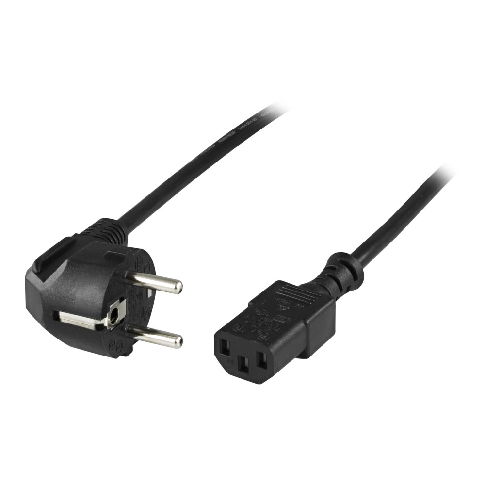 Produktbild för DELTACO - strömkabel - power CEE 7/7 till power IEC 60320 C13 - 10 m