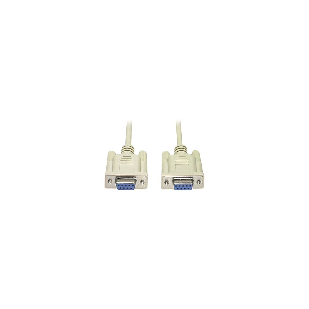 Produktbild för DELTACO - seriell kabel - DB-9 till DB-9 - 3 m