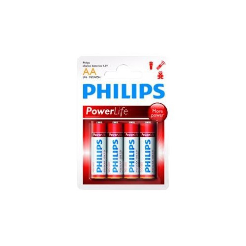 Philips Philips Power Life LR6P4B batteri - 4 x AA-typ - alkaliskt