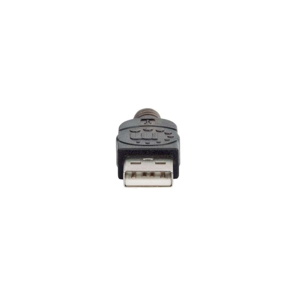 Produktbild för Manhattan USB-A to USB-A Extension Cable, 10m, Male to Female, Active, 480 Mbps (USB 2.0), Daisy-Chainable, Built In Repeater, Hi-Speed USB, Black, Three Year Warranty, Blister - USB-förlängningskabel - 10 m