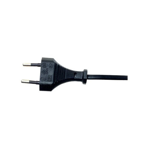 Manhattan Computer Products Manhattan Power Cord/Cable, Euro 2-pin (CEE 7/16) plug to C7 Female (figure of eight), 1.8m, 2.3A, Black, Lifetime Warranty, Polybag - strömkabel - Eurokontakt till power IEC 60320 C7 - 1.8 m