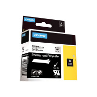 Produktbild för DYMO RhinoPRO Permanent Polyester - tejp - 1 kassett(er) - Roll (1.9 cm x 5.5 m)