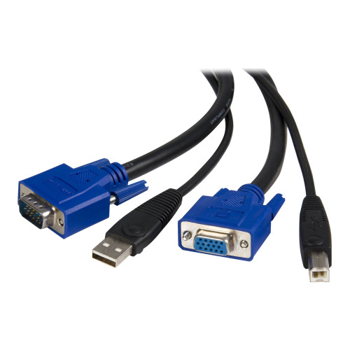StarTech.com StarTech 3 m 2-i-1 universell USB KVM-kabel - video/USB-kabel - 3 m