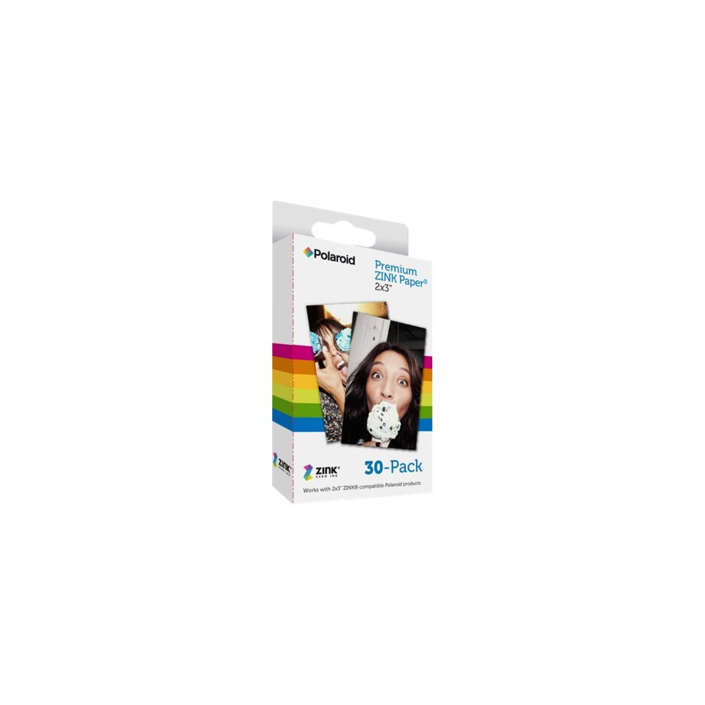 Produktbild för Polaroid Premium ZINK Paper - fotopapper - 30 ark - 50.8 x 76.2 mm