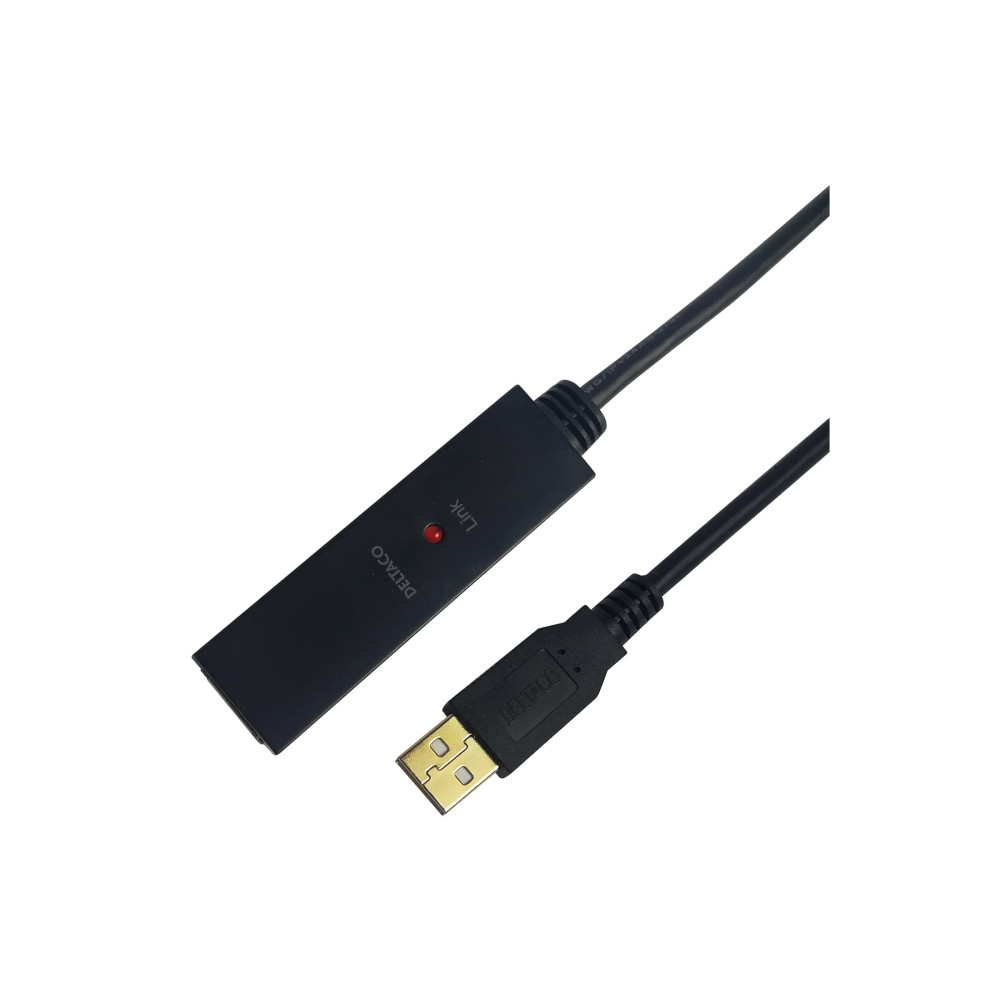Produktbild för DELTACO USB2-EX7M - USB-förlängningskabel - USB till USB - 7 m