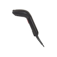 Produktbild för Manhattan Contact CCD Handheld Barcode Scanner, USB, 60mm Scan Width, Cable 152cm, Max Ambient Light 5,000 lux (sunlight), Black, Three Year Warranty, Box - streckkodsskanner