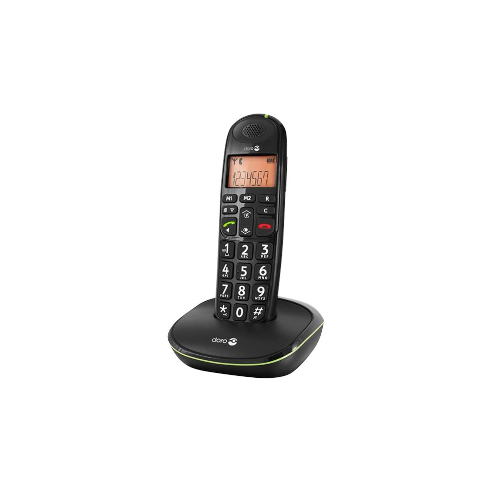 Produktbild för DORO PhoneEasy 100w - trådlös telefon med nummerpresentation