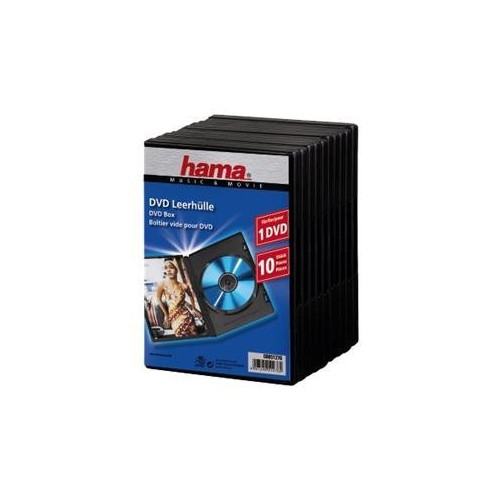 Hama Hama DVD Jewel Case with foil - lagring - DVD-fodral