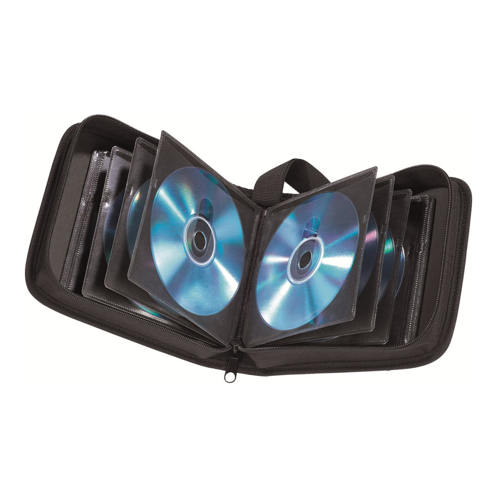 Produktbild för Hama CD/DVD Nylon Wallet 32 - plånbok för CD-/DVD-skivor