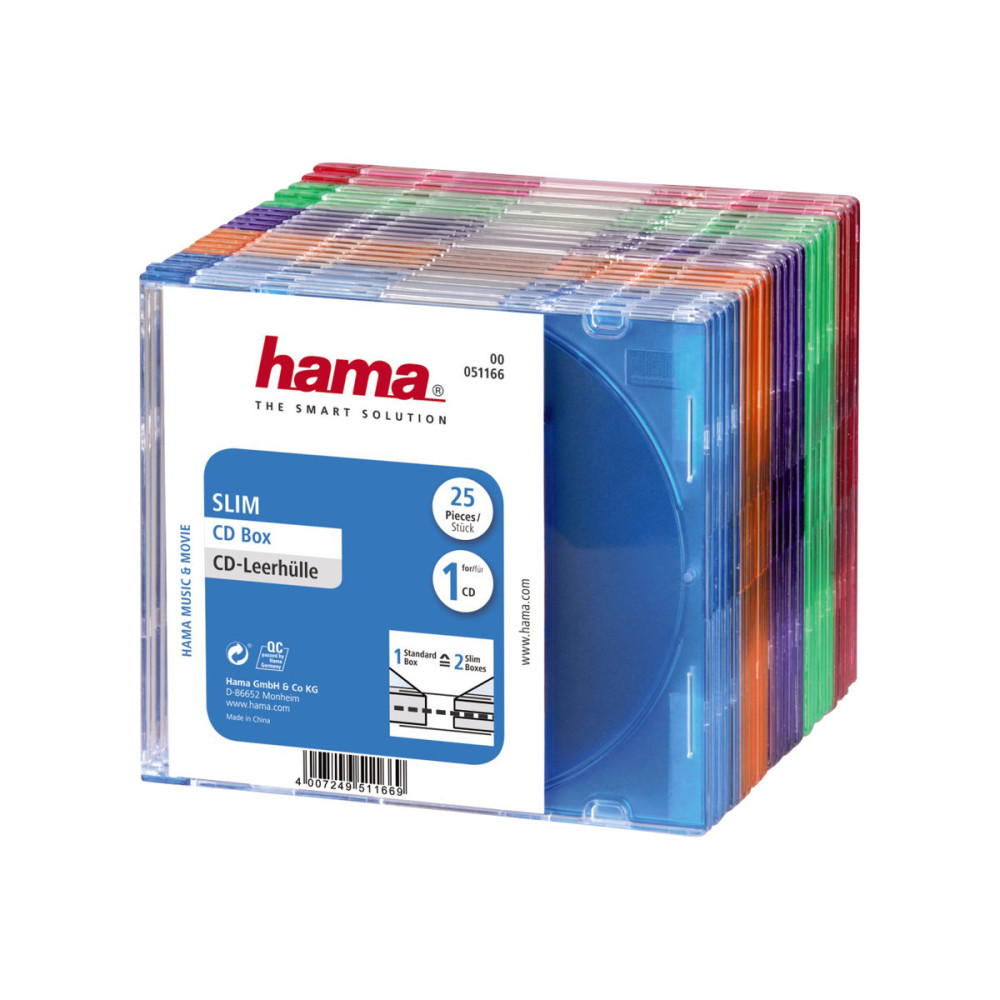 Produktbild för Hama tunt fodral för arkiverings-CD