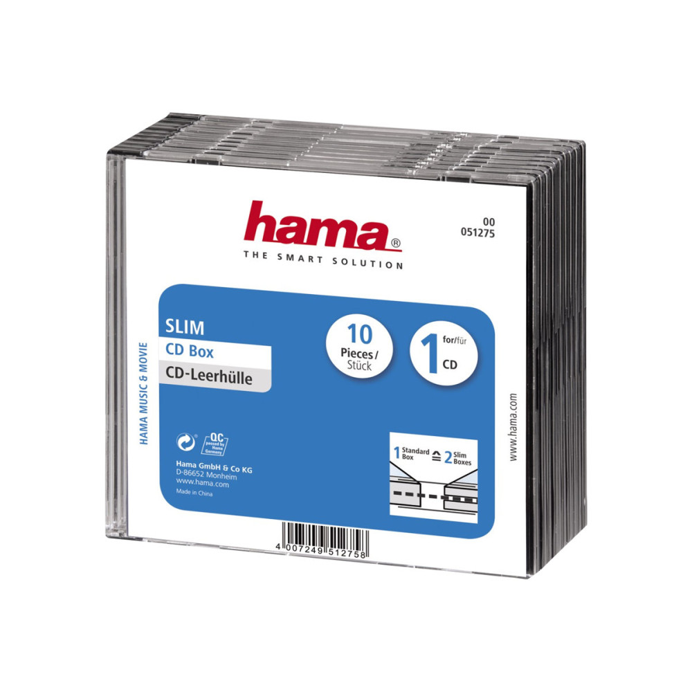 Produktbild för Hama tunt fodral för arkiverings-CD