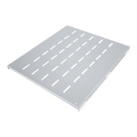 Produktbild för Intellinet 19" Fixed Shelf, 1U, 345mm Depth, Max 100kg, Grey - hylla för rack - 1U