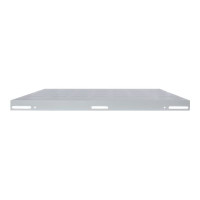 Produktbild för Intellinet 19" Fixed Shelf, 1U, 345mm Depth, Max 100kg, Grey - hylla för rack - 1U