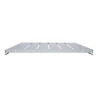 Produktbild för Intellinet 19" Fixed Shelf, 1U, 345mm Depth, Max 100kg, Grey - hylla för rack - 1U
