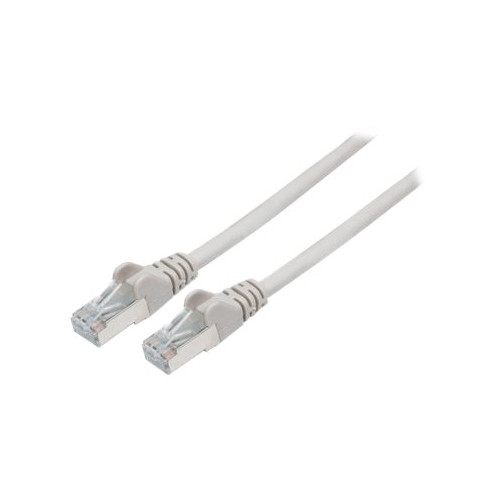 intellinet Intellinet Network Patch Cable, Cat6, 2m, Grey, Copper, S/FTP, LSOH / LSZH, PVC, RJ45, Gold Plated Contacts, Snagless, Booted, Lifetime Warranty, Polybag - patch-kabel - 2 m - grå