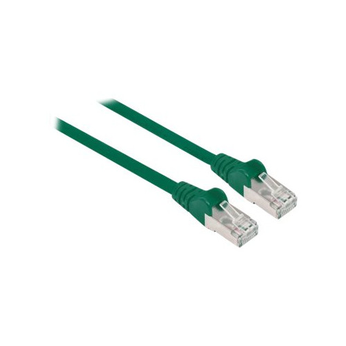 intellinet Intellinet Network Patch Cable, Cat6, 3m, Green, Copper, S/FTP, LSOH / LSZH, PVC, RJ45, Gold Plated Contacts, Snagless, Booted, Lifetime Warranty, Polybag - nätverkskabel - 3 m - grön
