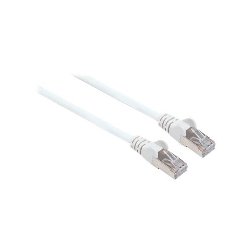 intellinet Intellinet Network Patch Cable, Cat6, 0.5m, White, Copper, S/FTP, LSOH / LSZH, PVC, RJ45, Gold Plated Contacts, Snagless, Booted, Lifetime Warranty, Polybag - patch-kabel - 50 cm - vit