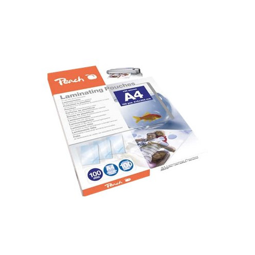 Peach Peach - 100-pack - 216 x 303 mm - lamineringsfickor