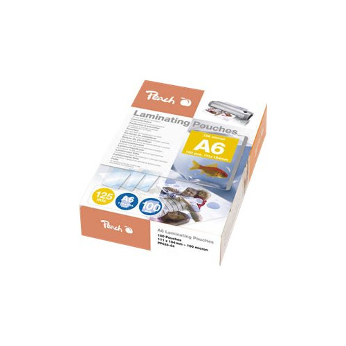 Peach Peach - 100-pack - A6 - lamineringsfickor