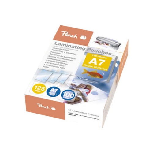 Peach Peach - 100-pack - A7 - lamineringsfickor