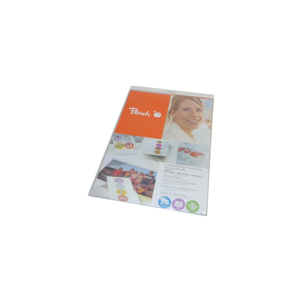 Produktbild för Peach - 25-pack - A3 Plus - lamineringsfickor
