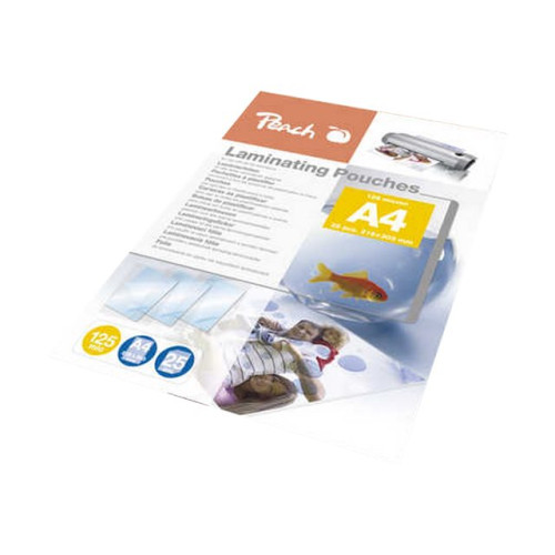 Peach Peach - 25-pack - blanka lamineringsfickor