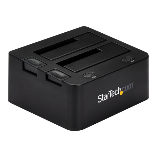 StarTech.com StarTech.com Dual-Bay USB 3.0 to SATA and IDE Hard Drive Docking Station, USB Hard Drive Dock, External 2.53.5 SATA III and IDE (40 pin) SSDHDD Docking Station, Hot-Swap Hard Drive Bays - Top-Loading - kontrollerkort - ATA / SATA 6Gb/s - USB 3.0