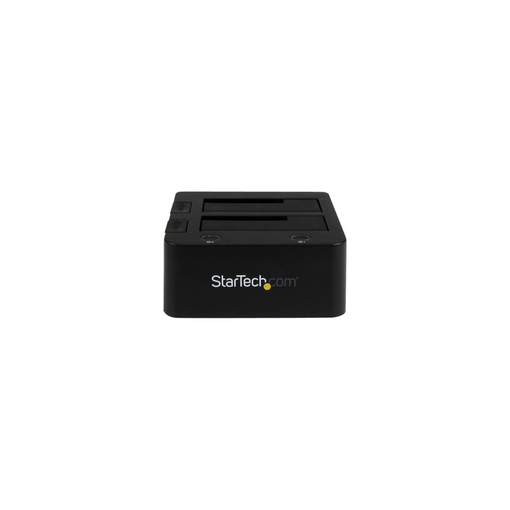 Produktbild för StarTech.com Dual-Bay USB 3.0 to SATA and IDE Hard Drive Docking Station, USB Hard Drive Dock, External 2.53.5 SATA III and IDE (40 pin) SSDHDD Docking Station, Hot-Swap Hard Drive Bays - Top-Loading - kontrollerkort - ATA / SATA 6Gb/s - USB 3.0
