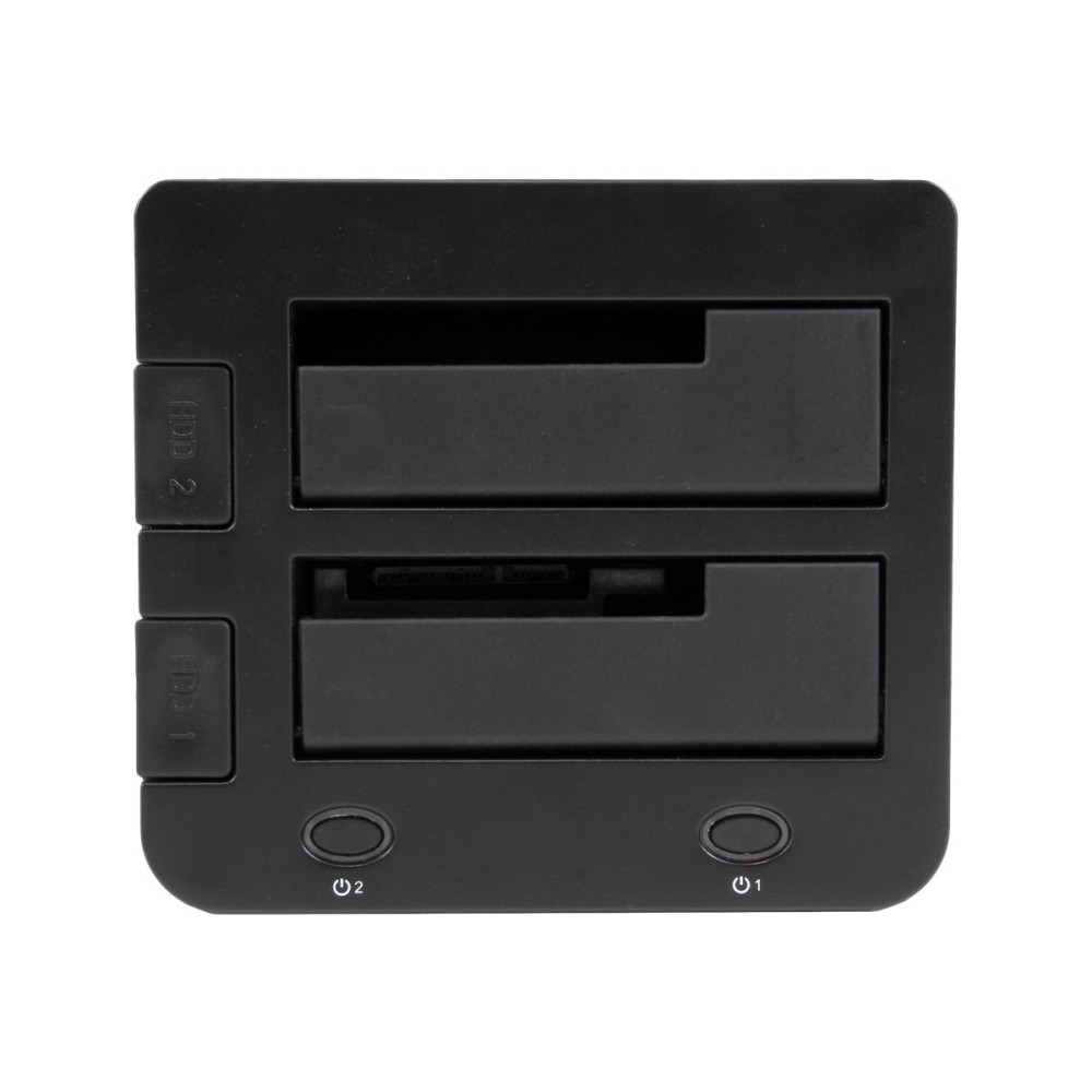 Produktbild för StarTech.com Dual-Bay USB 3.0 to SATA and IDE Hard Drive Docking Station, USB Hard Drive Dock, External 2.53.5 SATA III and IDE (40 pin) SSDHDD Docking Station, Hot-Swap Hard Drive Bays - Top-Loading - kontrollerkort - ATA / SATA 6Gb/s - USB 3.0
