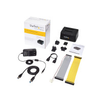 Produktbild för StarTech.com Dual-Bay USB 3.0 to SATA and IDE Hard Drive Docking Station, USB Hard Drive Dock, External 2.53.5 SATA III and IDE (40 pin) SSDHDD Docking Station, Hot-Swap Hard Drive Bays - Top-Loading - kontrollerkort - ATA / SATA 6Gb/s - USB 3.0