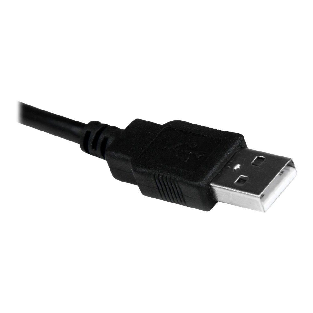 Produktbild för StarTech.com 30 cm USB till RS232 seriell DB9 kabeladapter med COM-retention - seriell adapter - USB - RS-232