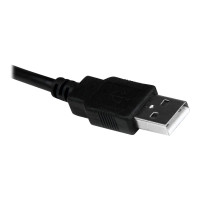Produktbild för StarTech.com 30 cm USB till RS232 seriell DB9 kabeladapter med COM-retention - seriell adapter - USB - RS-232