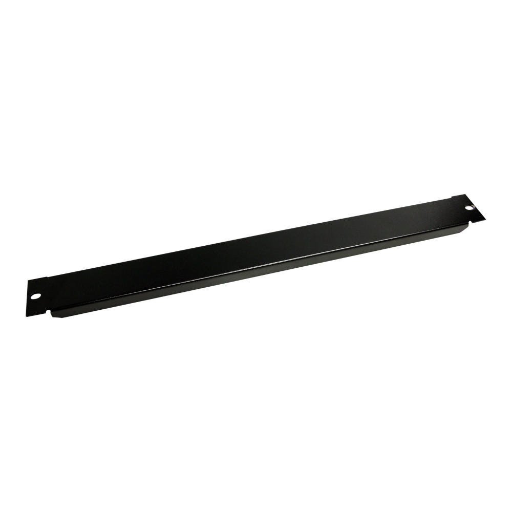 Produktbild för StarTech.com 1U Blanking Panel - Metal Rack Mount Filler Panel - for 19in Server Rack Enclosure or Cabinet - Steel - Black (BLANKB1) - täckpanel - 1U