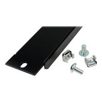 Produktbild för StarTech.com 1U Blanking Panel - Metal Rack Mount Filler Panel - for 19in Server Rack Enclosure or Cabinet - Steel - Black (BLANKB1) - täckpanel - 1U