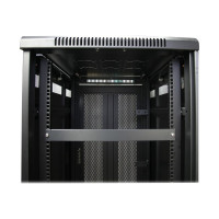 Produktbild för StarTech.com 1U Blanking Panel - Metal Rack Mount Filler Panel - for 19in Server Rack Enclosure or Cabinet - Steel - Black (BLANKB1) - täckpanel - 1U