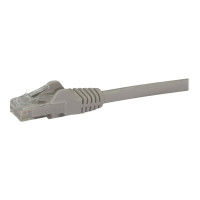 Produktbild för StarTech.com 15m CAT6 Ethernet Cable, 10 Gigabit Snagless RJ45 650MHz 100W PoE Patch Cord, CAT 6 10GbE UTP Network Cable w/Strain Relief, Grey, Wiring is UL Certified/TIA - Category 6 - 24AWG (N6PATC15MGR) - patch-kabel - 15 m - grå