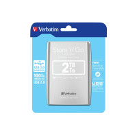 Produktbild för Verbatim Store 'n' Go Portable - hårddisk - 2 TB - USB 3.0