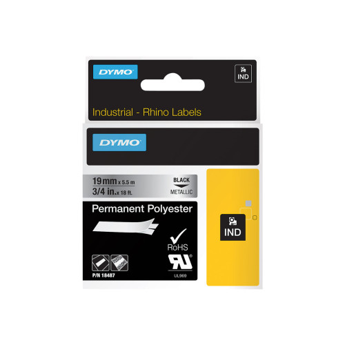 Newell Rubbermaid DYMO - permanent tejp - 1 kassett(er) - Roll (1.9 cm x 5.5 m)