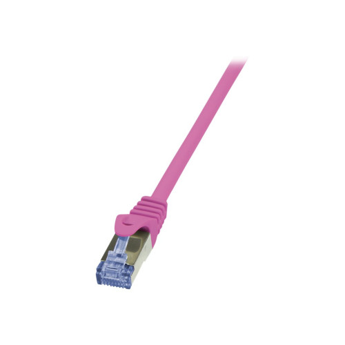 2direct LogiLink PrimeLine - patch-kabel - 2 m - rosa