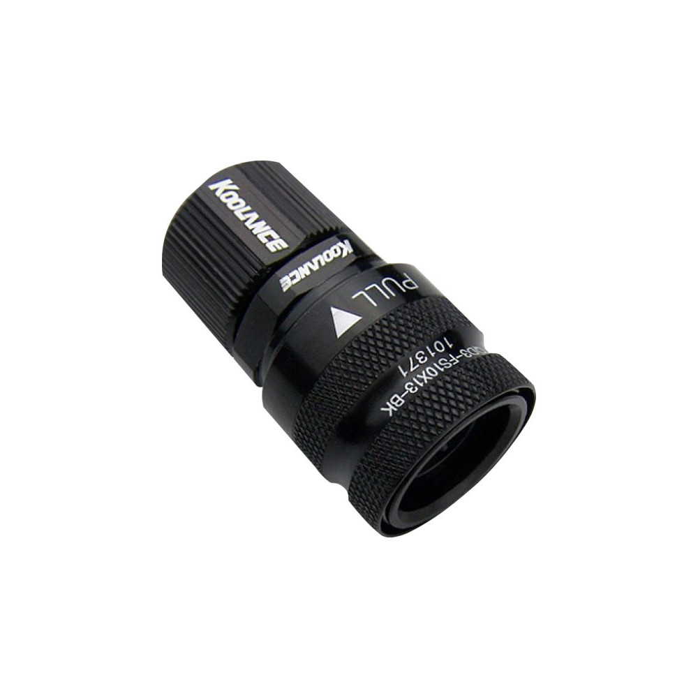 Produktbild för Koolance QD3 Female Quick Disconnect No-Spill Coupling, Compression for 10mm x 13mm (3/8in x 1/2in) - koppling till vätskekylsystem