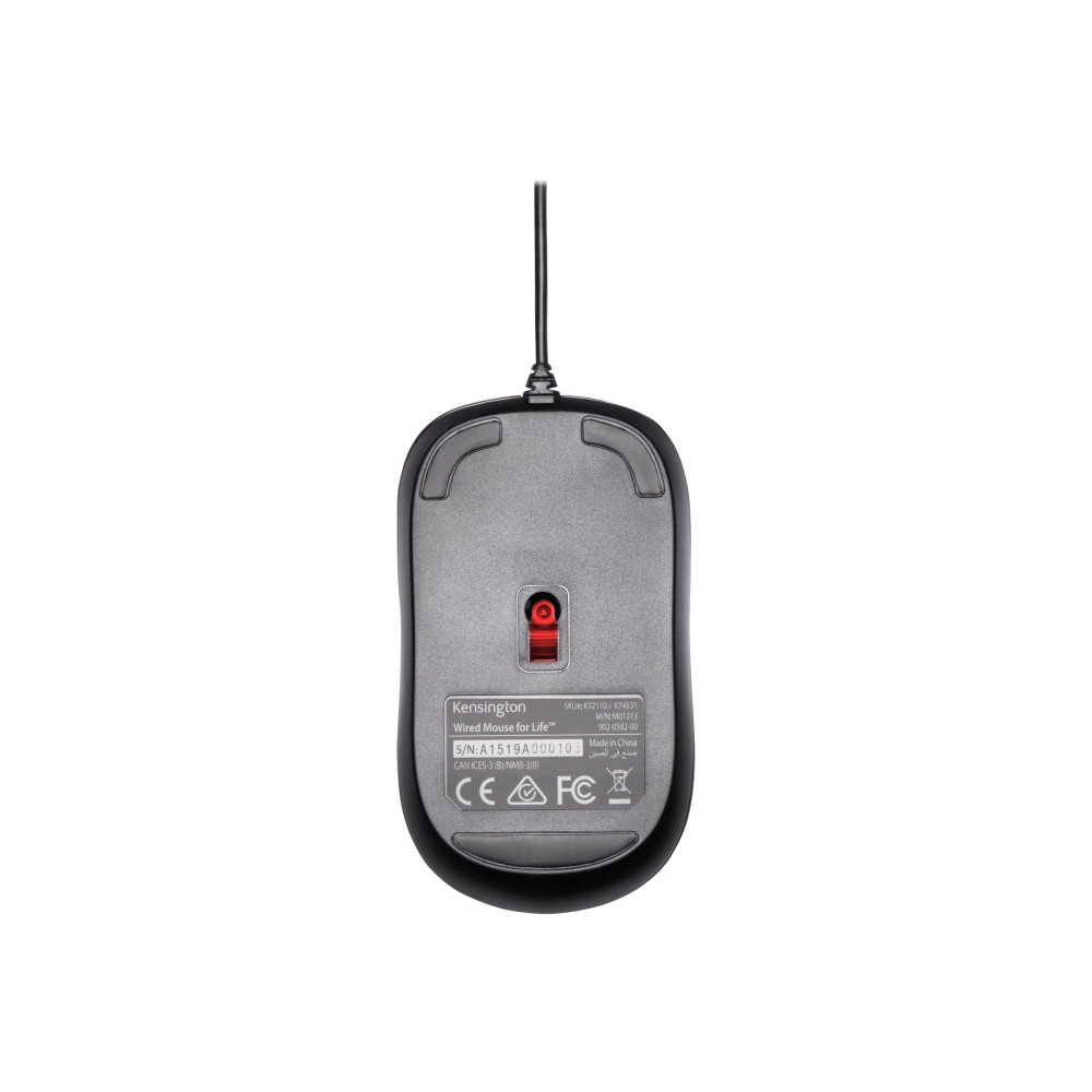 Produktbild för Kensington ValuMouse - mus - USB - svart
