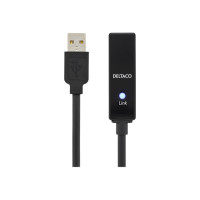 Produktbild för DELTACO USB2-EX10M - USB-förlängningskabel - USB till USB - 10 m