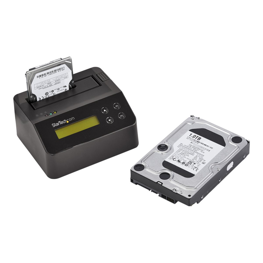 Produktbild för StarTech Hårddiskraderare och -dockningsstation för 2,5/3,5" SATA SSD/HDD - USB 3.0 - hårddiskraderare