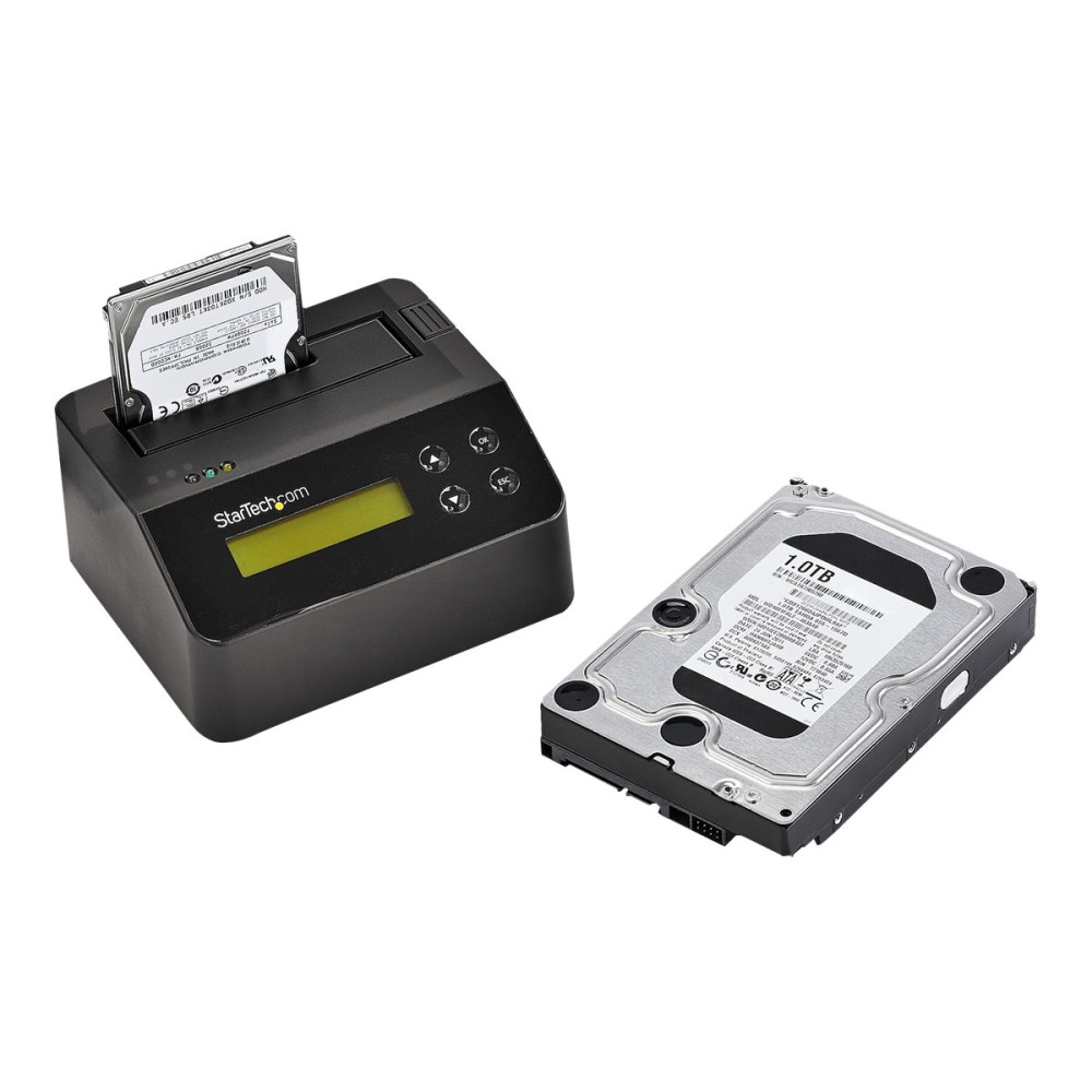 Produktbild för StarTech Hårddiskraderare och -dockningsstation för 2,5/3,5" SATA SSD/HDD - USB 3.0 - hårddiskraderare